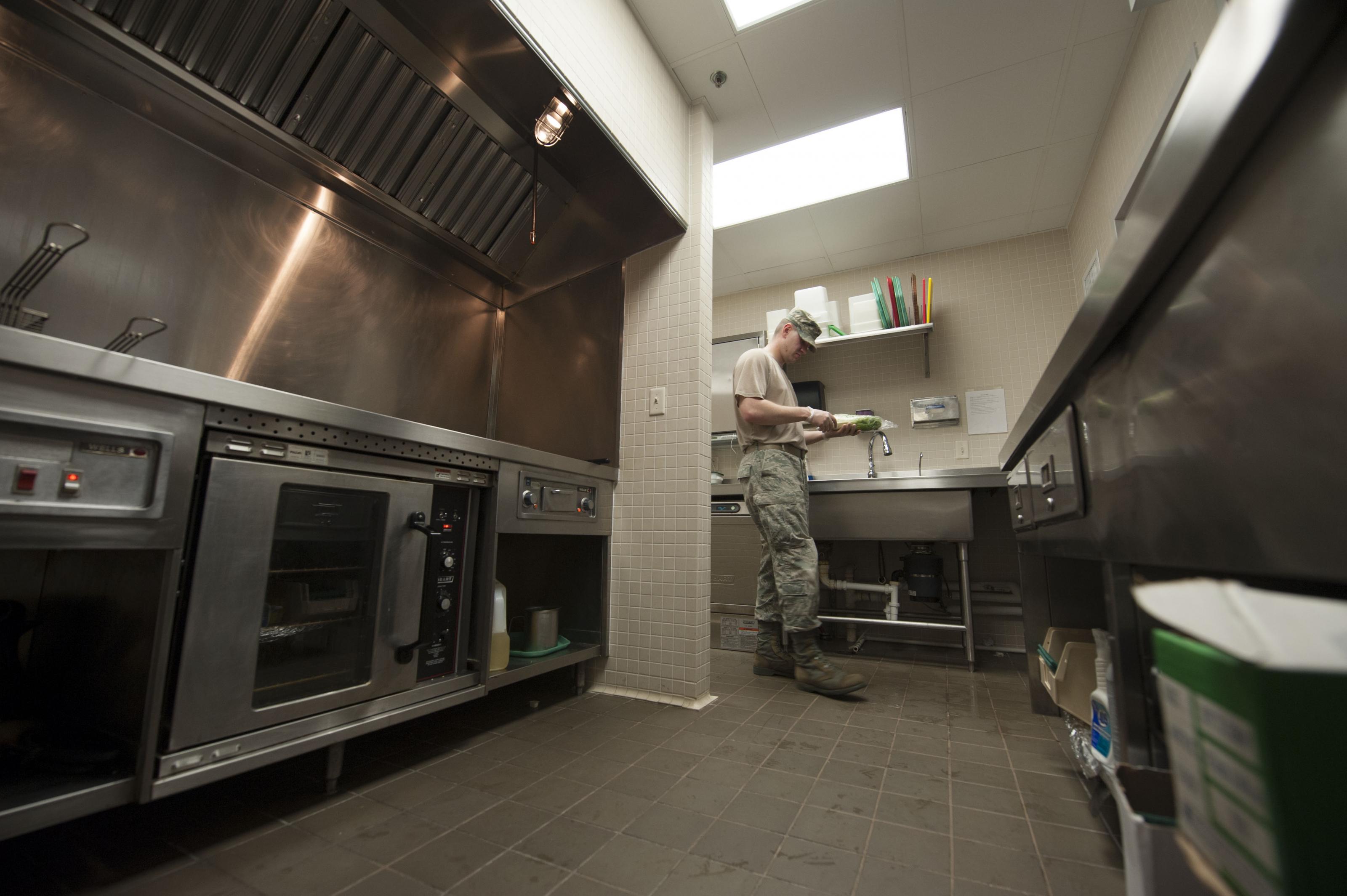 Kitchen cleaned by swinton